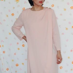 Beautiful Vintage Pastel Pink Dress
